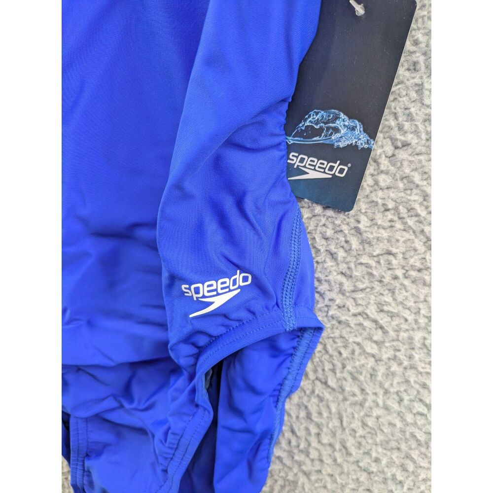 Speedo Women's One Piece Swimsuit - Blue - Picture 3 of 9
